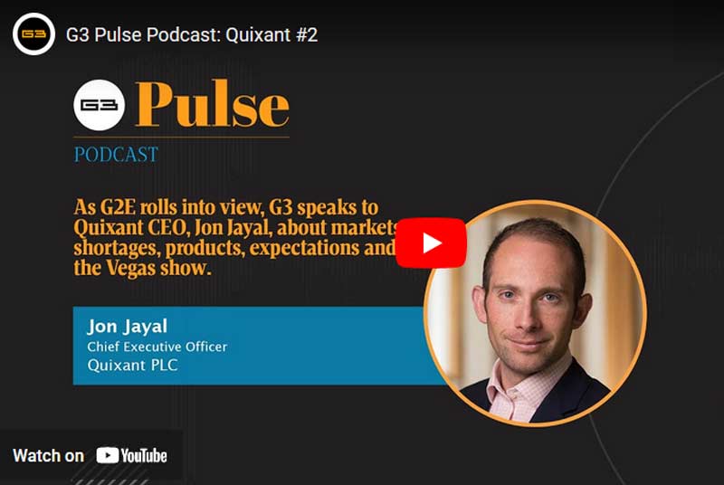 Jon Jayal G3 Pulse Podcast#2: Markets, shortages, products, expectations and G2E