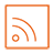 Icon – news and events Icon - A wifi signal within a square