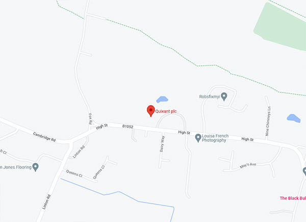 A google map image of the Balsham Office