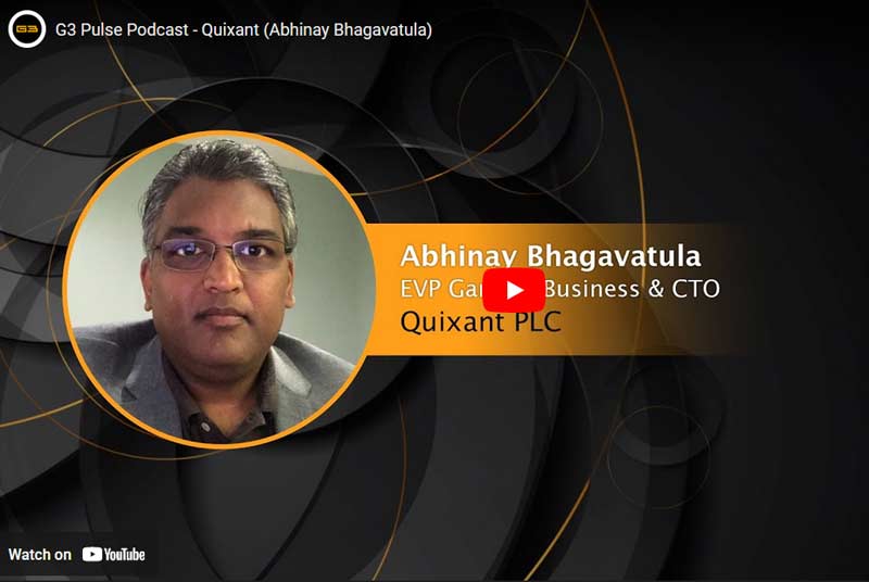 Abhinay Bhagavatula G3 Pulse Podcast: Reflections on G2E & Quixant’s turnkey cabinets