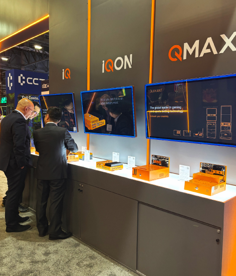 Products on display at G2E