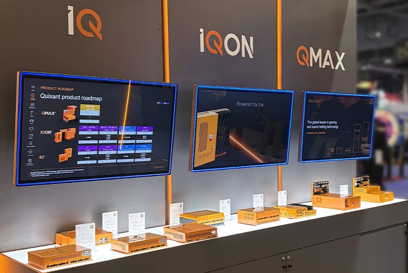 Quixant products on display at G2E